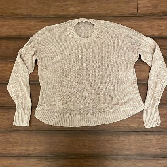 Madewell Linen Drop Shoulder Sweater - Picture 2 of 4